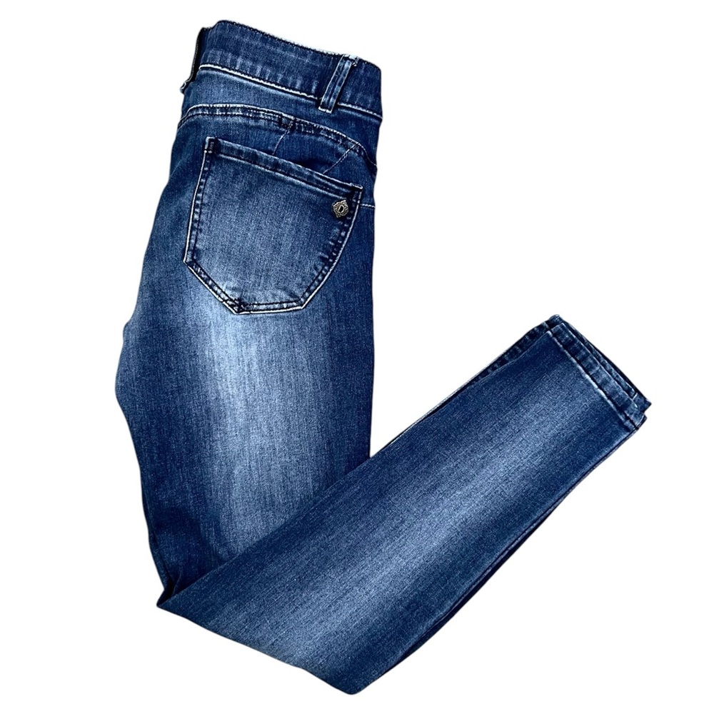 Democracy Ab Solution Distressed Smoothing Skinny Jeans - Picture 3 of 8